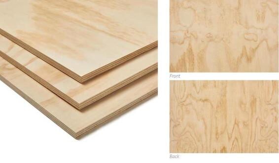 Pine Plywood Board B/B Grade T6mm x W1220mm x L2440mm