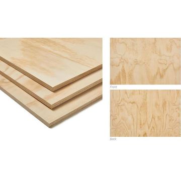 Pine Plywood Board B/B Grade T6mm x W1220mm x L2440mm