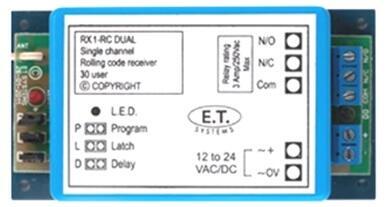  1 Channel Code Hopping Receiver 433 MHZ