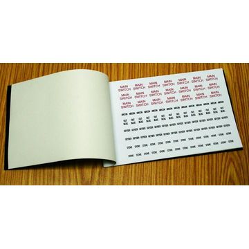 LABEL BOOKLET FOR DB MARKING