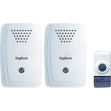 DOOR CHIME WIRELESS DIGITECH 2X REC