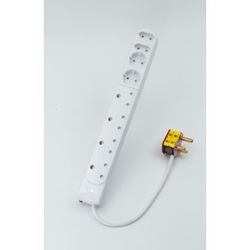 M/PLUG 8WAY SURGE 4X3PIN 2X2PIN 2XSHUCKO