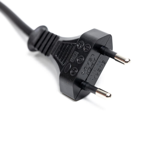 POWER CORD 2PIN 75X2 1.8M BLACK