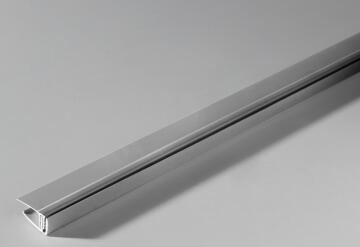 Interior Cladding Accessory Aluminium End Profile (U Profile) for 5-8mm panels Silver-2600mm