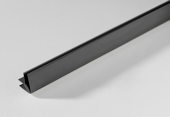 Carbon PVC Corner Profile for 5 to 8mm panel L2600mm