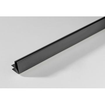 Carbon PVC Corner Profile for 5 to 8mm panel L2600mm
