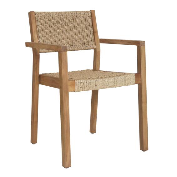 Naterial Ribeira Wicker Patio Chair D55cmxW55cmxH84cm