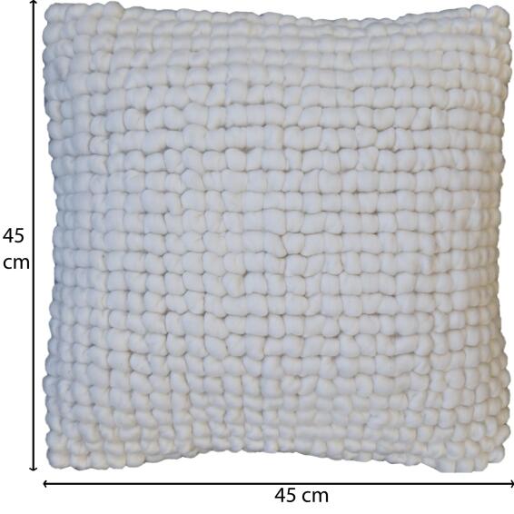 Inspire cushion evaelle cream 45x45 cm