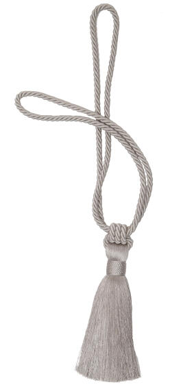 Tieback metallic grey