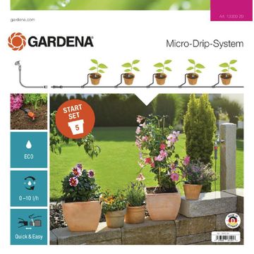 Gardena drip irrigation starter set for 5 pots