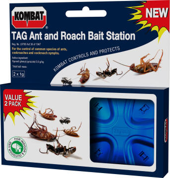 Ant & roach bait station KOMBAT value pack of 4