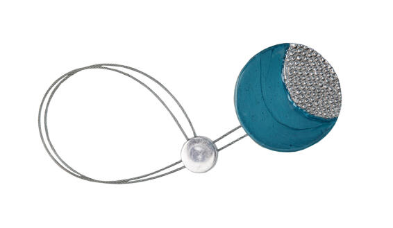Curtain Tie Back Magnetic Blue