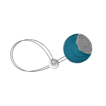Curtain Tie Back Magnetic Blue