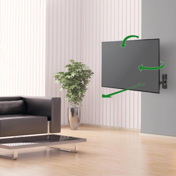TV Wall Mount, Full Motion - Rotate, Swivel & Tilt