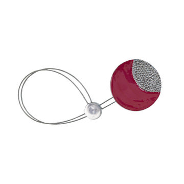 Curtain Tie Back Magnetic Red