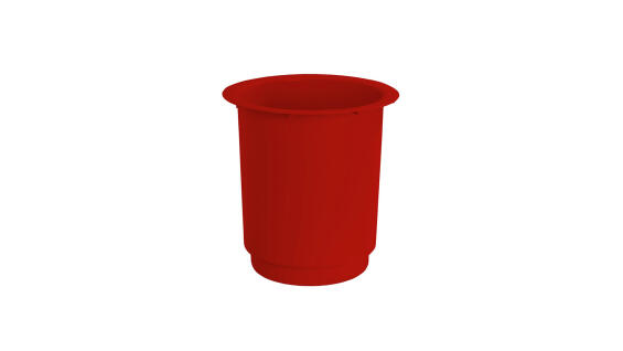 Artevasi Plastic Plant Pot Santorini Insert Dark Red 65cm