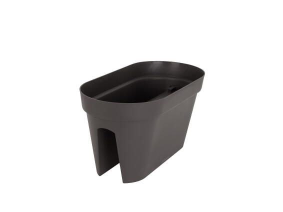 Pot, Plastic Pot, Capri Balcony Box ANTHRACITE, ARTEVASI, 60cm