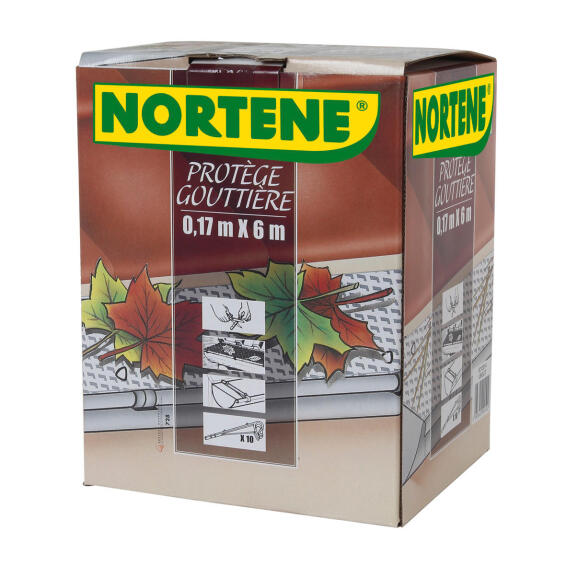 Gutter Screen, NORTENE, 17cmx6m, 15 Clips