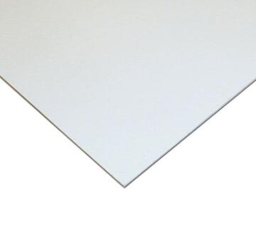 Synthetic Glass High Impact Polystyrene (Hips) White Matt 2mm thick 2000x1000mm