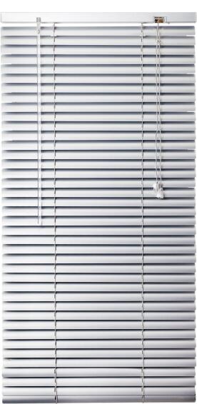 Venetian Blind Aluminium 25mm Silver 150x100cm