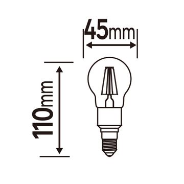 Lexman E14 G45 LED Specialist Light Bulb Warm White / Daylight 4.2W 