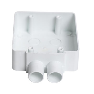 WALL BOX PVC WITH SPOUT 100X100