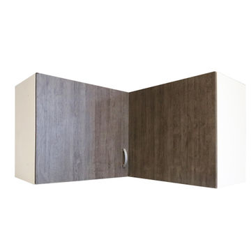 Kitchen Cupboard Wall C0Ner 2 Door Sprint Darkwood L100Xh58Xd100Cm