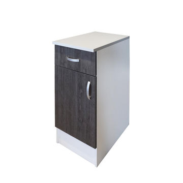 Kitchen Cupboard Base 1 Drawer One Door Sprint Dw L40Xh87Xd60Cm