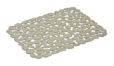 Kitchen Sink Protecting Mat Square 40X30.5X0.16Cm Grey