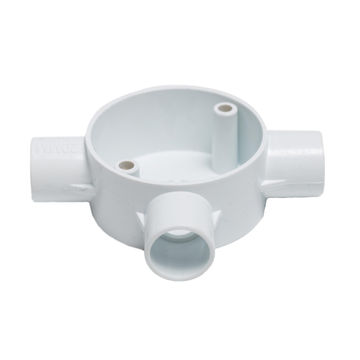 3 WAY BOX PVC 20MM