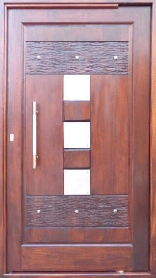 Entry Door Meranti with Frame (prehung) B2 Pivot Left Hand Opening-w1200x2100mm