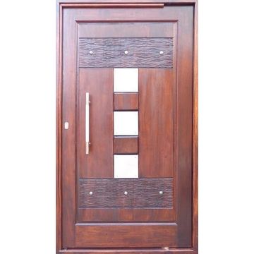 Entry Door Meranti with Frame (prehung) B2 Pivot Left Hand Opening-w1200x2100mm