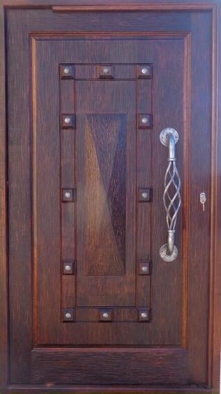 Entry Door Meranti with Frame (prehung) E2 Pivot Right Hand Opening-w1200x2100mm