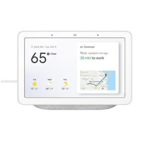 Nest hub smart display GOOGLE chalk