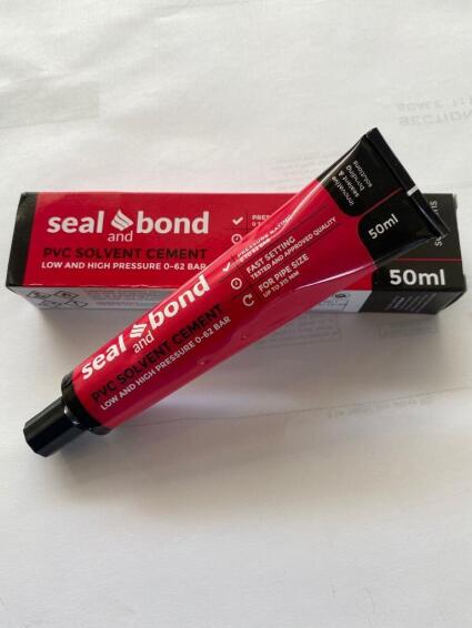 SEAL AND BOND PVC CEMENT TUBES 50 ML