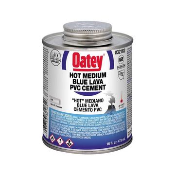 PVC CEMENT HOT MED BLUE LAVA OATEY 473ML