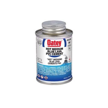 PVC Cement Hot Medium Blue Lava Oatey 118ml