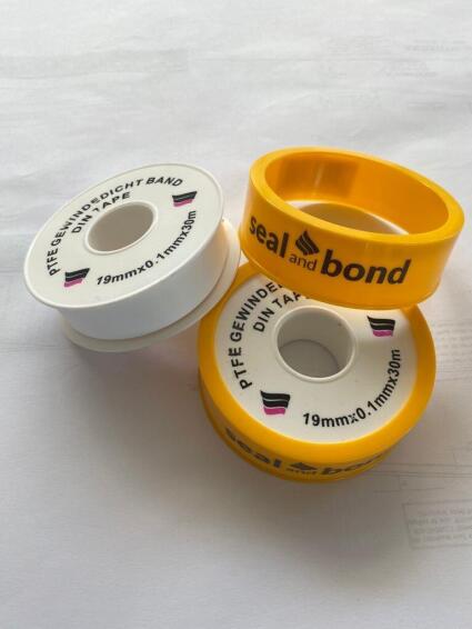 PTFE TAPE SEAL BOND 19MM X 0.1MM X 30M