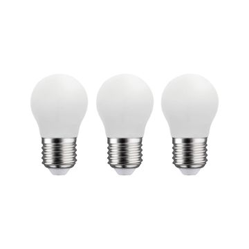 3PK LED FIL P45 E27 3.4W 470LM 2700K MLK