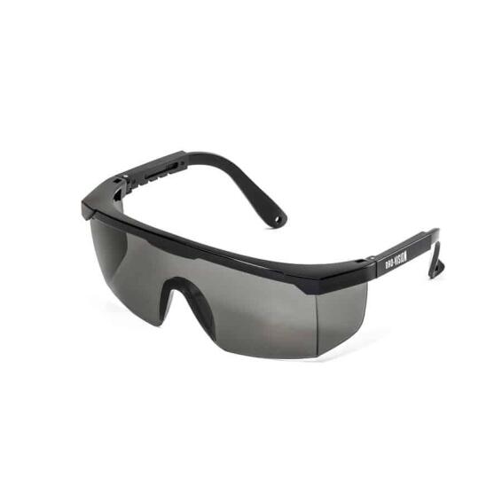 SAFETY SPECTACLE BLACK FRAME GREY