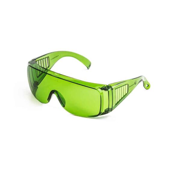 SAFETY SPECTACLE WRAP AROUND GREEN