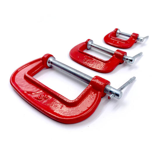 G Clamp Set 25/50/75mm 3pc