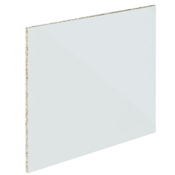 Kitchen Backsplash Glass W60Cm X H45Cm X D0.5Cm White