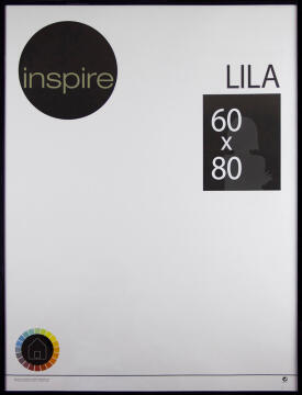 Inspire Lila Frame Black 60X80