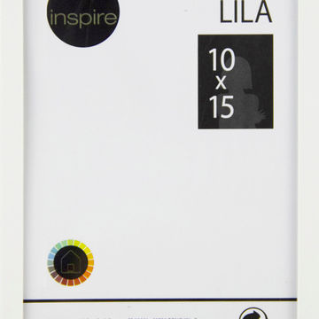 Inspire  lila frame white 10x15cm