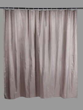 Shower Curtain polyester SENSEA Lily brown 240X200CM