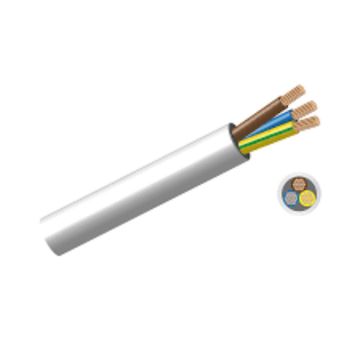 CABTYRE 1MM X 3CORE WHITE 100M