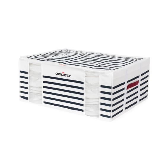 Compactor marine vacuum box semi rigid blue & white w65cmxd45cmxh27cm