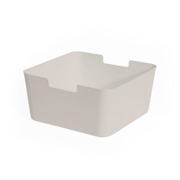 Eco-friendly bamboo storage box beige