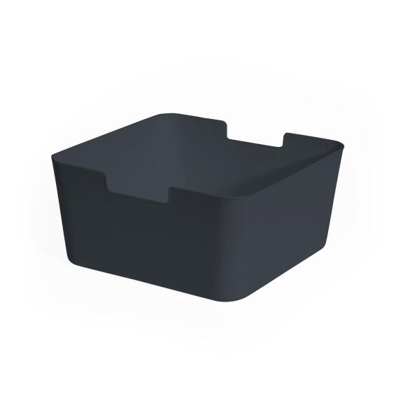 Eco-friendly bamboo storage box grey